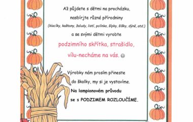 "podzimníčci" - budeme rádi, když nám ty Vaše  přinesete ukázat - CCI 000017 380x240