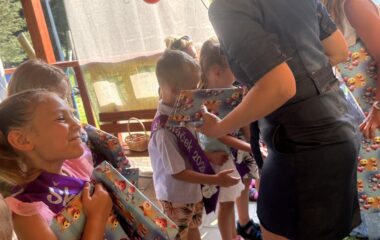 Odvaha, př&aacute;telstv&iacute; a spousta radost&iacute; - tak vypadalo na&scaron;e pasov&aacute;n&iacute; - IMG 3426 380x240