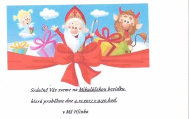 Mikulášská besídka 4.12.2017 - mikulášská besídka 380x240