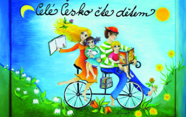 pokračováni v projektu "celé Česko čte dětem " - Rodina na kole big 2 380x240
