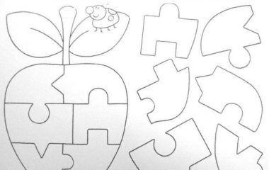 distanční způsob vzdělávání - podzim - Papírové puzzle 380x240