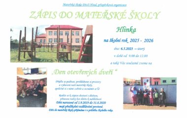 Home - zápis MŠ Hlinka 380x240